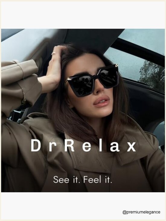 Retro Square Oversized Polarized Sunglasses Metal UV Protection main image 3